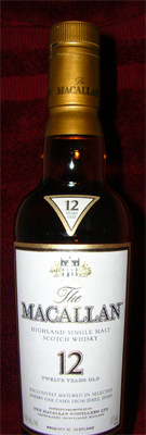 Macallan 12 Year Single Malt Scotch
